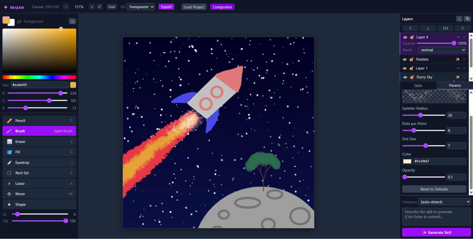 Muse screenshot